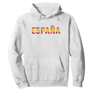 Spain Spanish Flag Espana Pride Hoodie TS14 White Print Your Wear