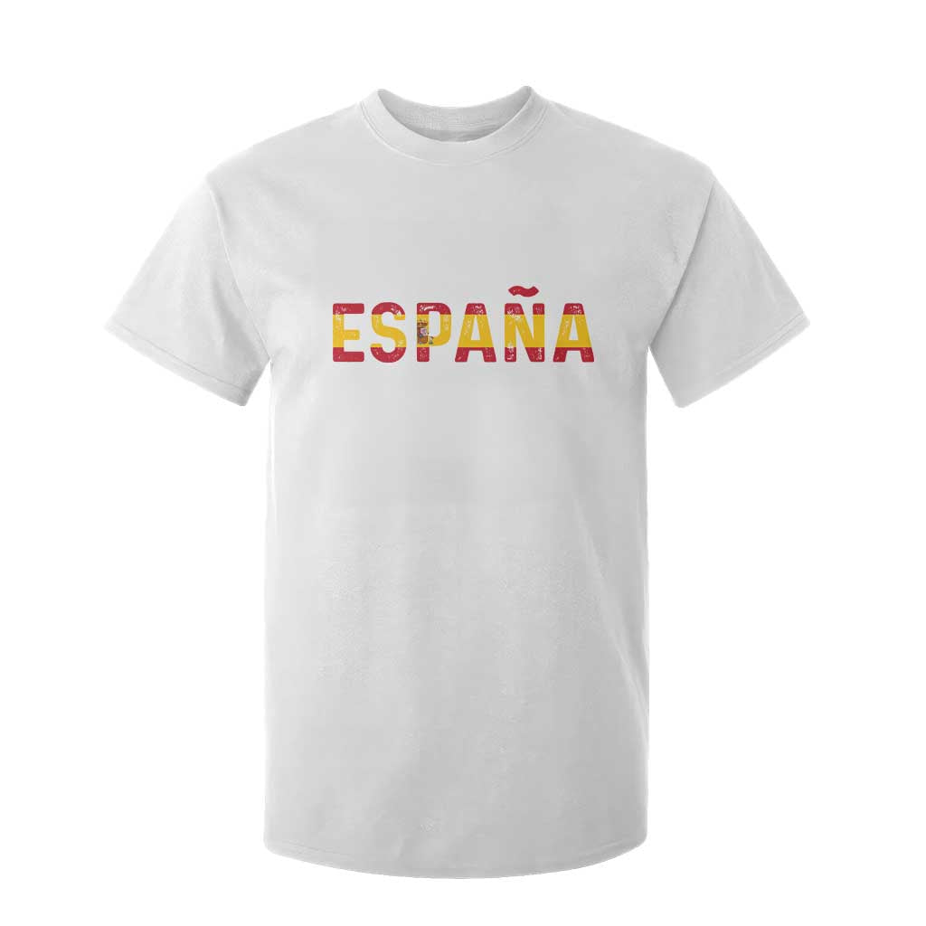 Spain Spanish Flag Espana Pride T Shirt For Kid TS14 White Print Your Wear