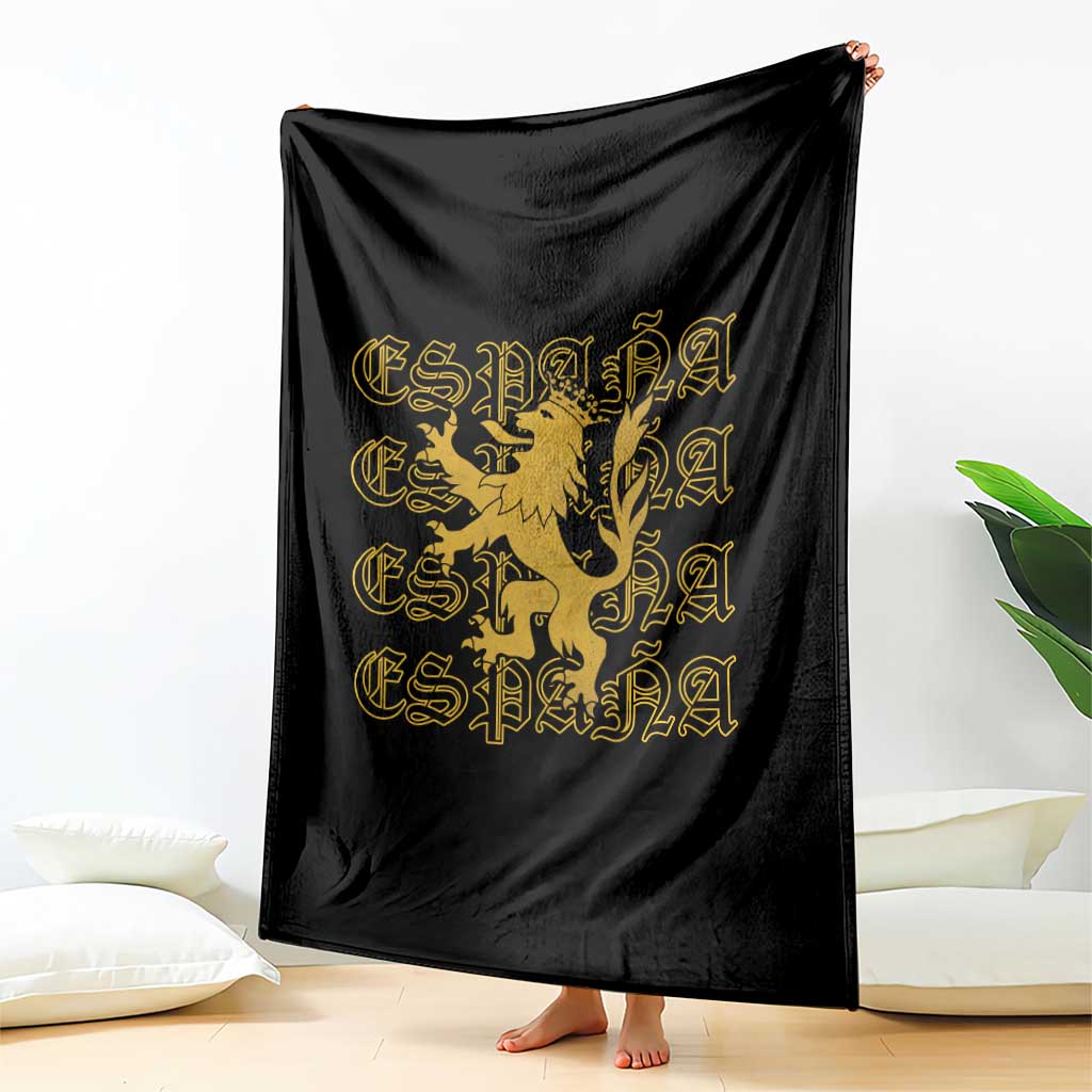 Spain Espana Heraldic Lion Pride Throw Blanket TS14 Print Your Wear
