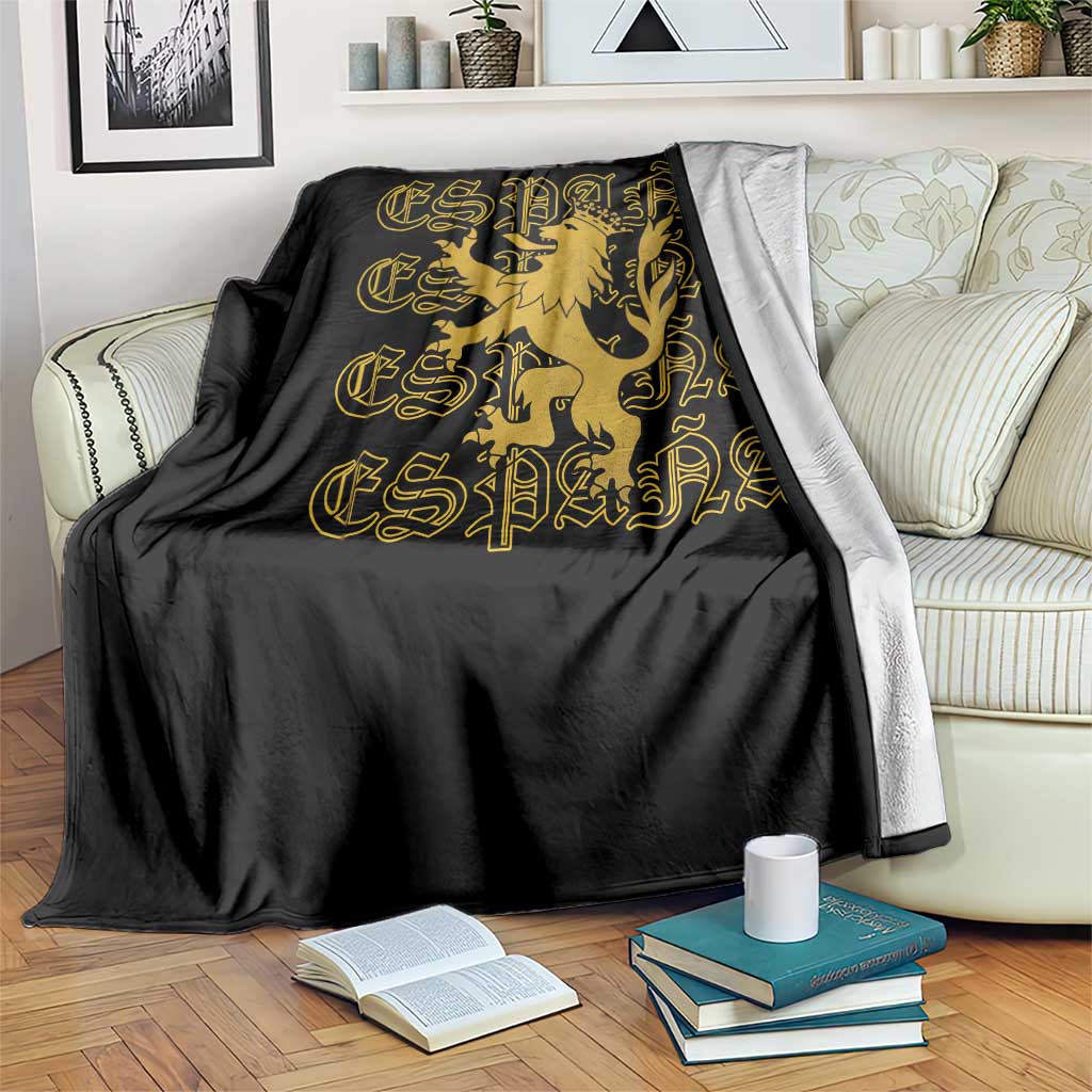 Spain Espana Heraldic Lion Pride Throw Blanket TS14 Print Your Wear