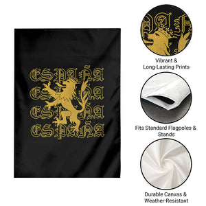 Spain Espana Heraldic Lion Pride Garden Flag TS14 Print Your Wear