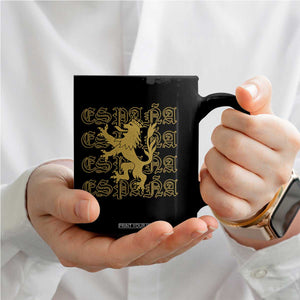 Spain Espana Heraldic Lion Pride Coffee Mug TS14 Print Your Wear