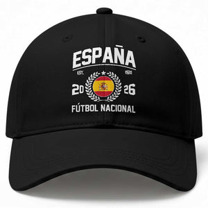 Spain 2026 Soccer Football Fan Spanish Flag Baseball Cap TS14 Print Your Wear