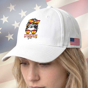 Espana Spain Messy Bun Girl Spanish Flag Baseball Cap TS14 Print Your Wear