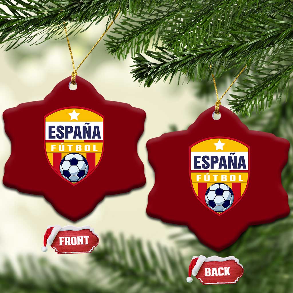 Espana Spain Soccer Football Fan Spanish Flag Ceramic Ornament TS14 Print Your Wear