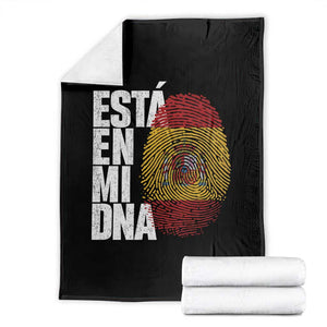 It's in My DNA Espana Spain Spanish Flag Pride Throw Blanket TS14 Black Print Your Wear