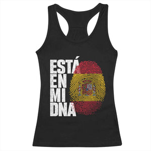It's in My DNA Espana Spain Spanish Flag Pride Racerback Tank Top TS14 Black Print Your Wear