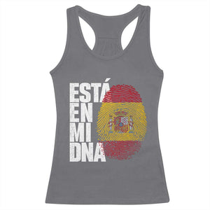 It's in My DNA Espana Spain Spanish Flag Pride Racerback Tank Top TS14 Charcoal Print Your Wear
