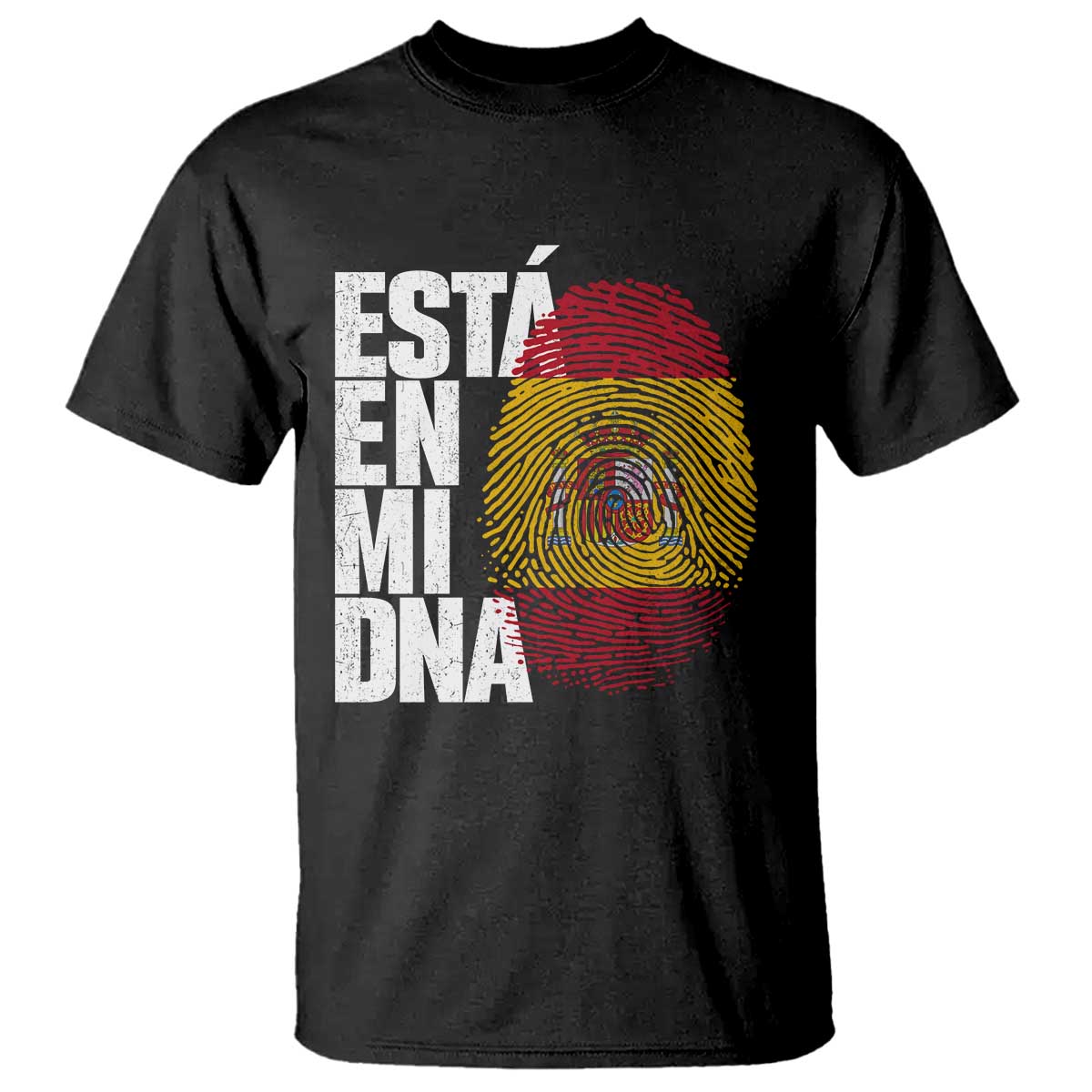 It's in My DNA Espana Spain Spanish Flag Pride T Shirt TS14 Black Print Your Wear