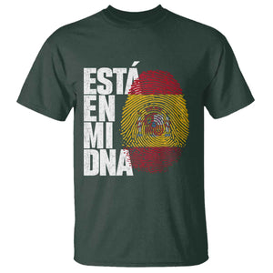 It's in My DNA Espana Spain Spanish Flag Pride T Shirt TS14 Dark Forest Green Print Your Wear