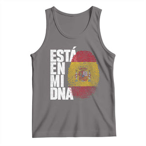 It's in My DNA Espana Spain Spanish Flag Pride Tank Top TS14 Deep Heather Print Your Wear