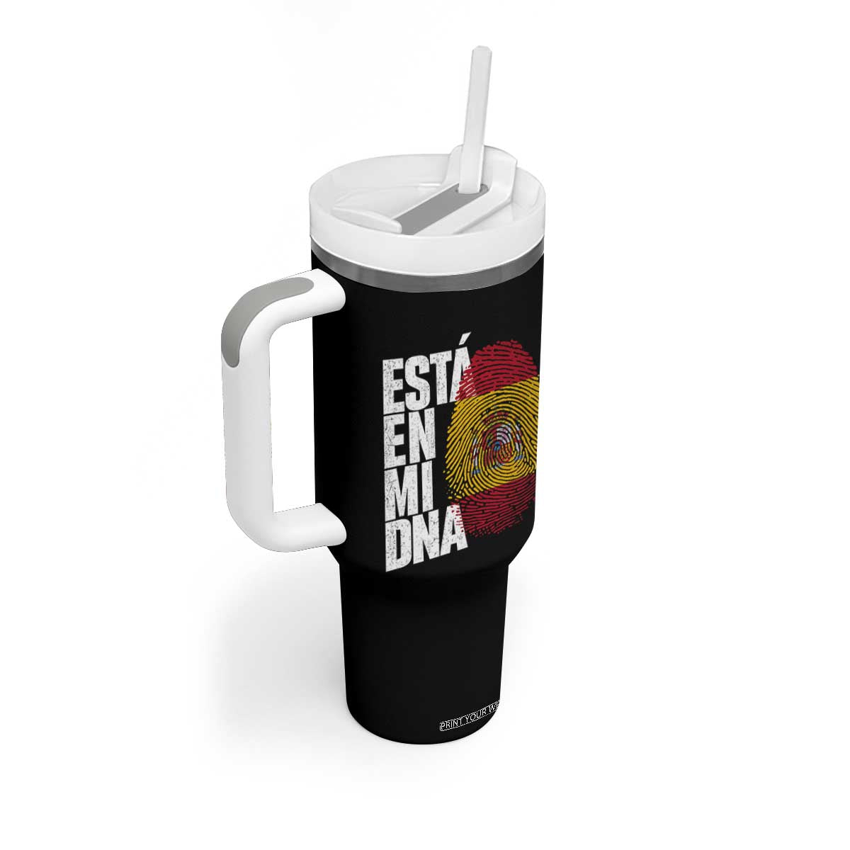 It's in My DNA Espana Spain Spanish Flag Pride Tumbler With Handle TS14 Print Your Wear