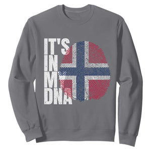 It's in My DNA Norway Norwegian Flag Pride Sweatshirt TS14 Charcoal Print Your Wear