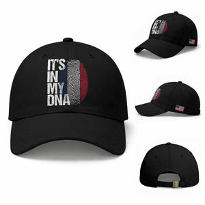It's in My DNA France French Flag Baseball Cap TS14 Baseball Cap Universal Fit Black Print Your Wear