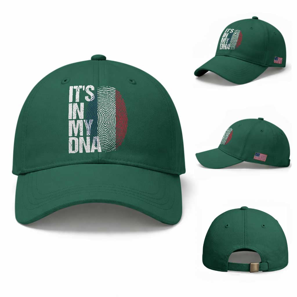 It's in My DNA France French Flag Baseball Cap TS14 Baseball Cap Universal Fit Irish Green Print Your Wear
