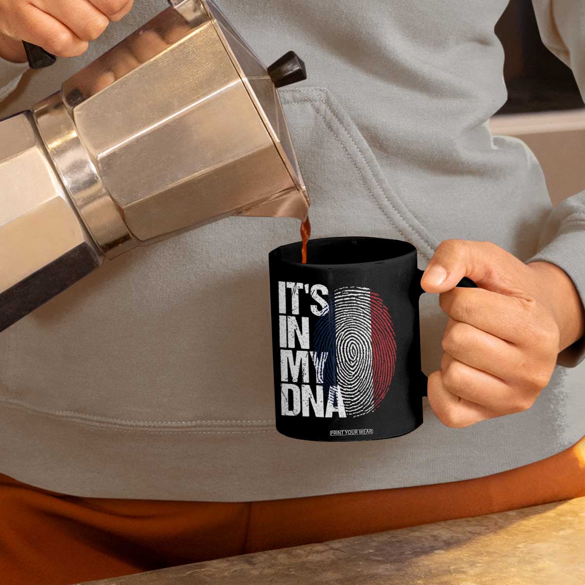 It's in My DNA France French Flag Coffee Mug TS14 Print Your Wear