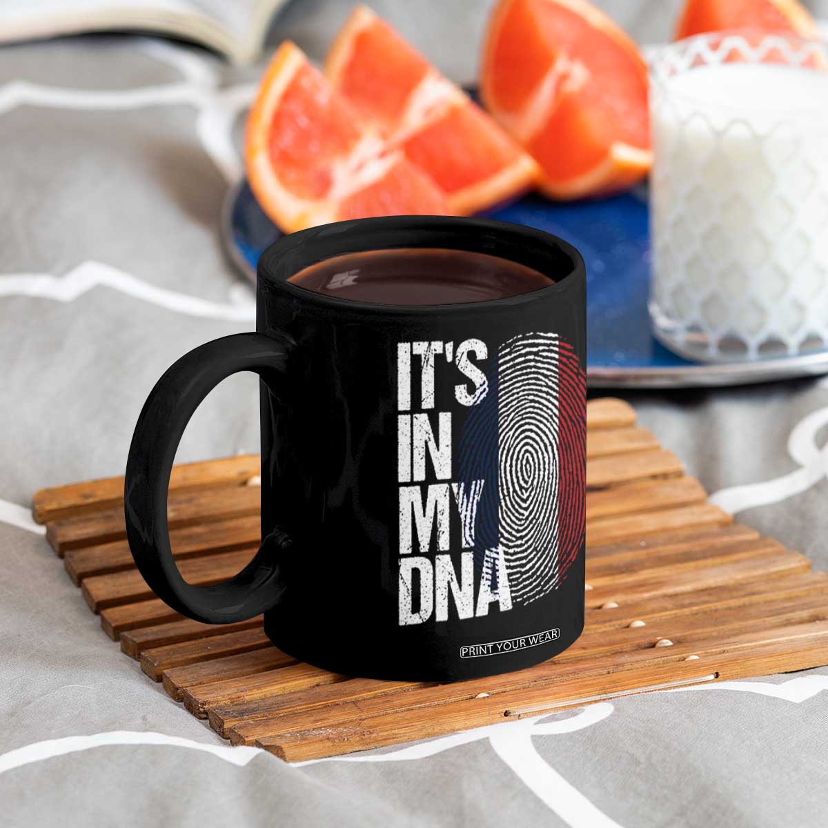 It's in My DNA France French Flag Coffee Mug TS14 Print Your Wear