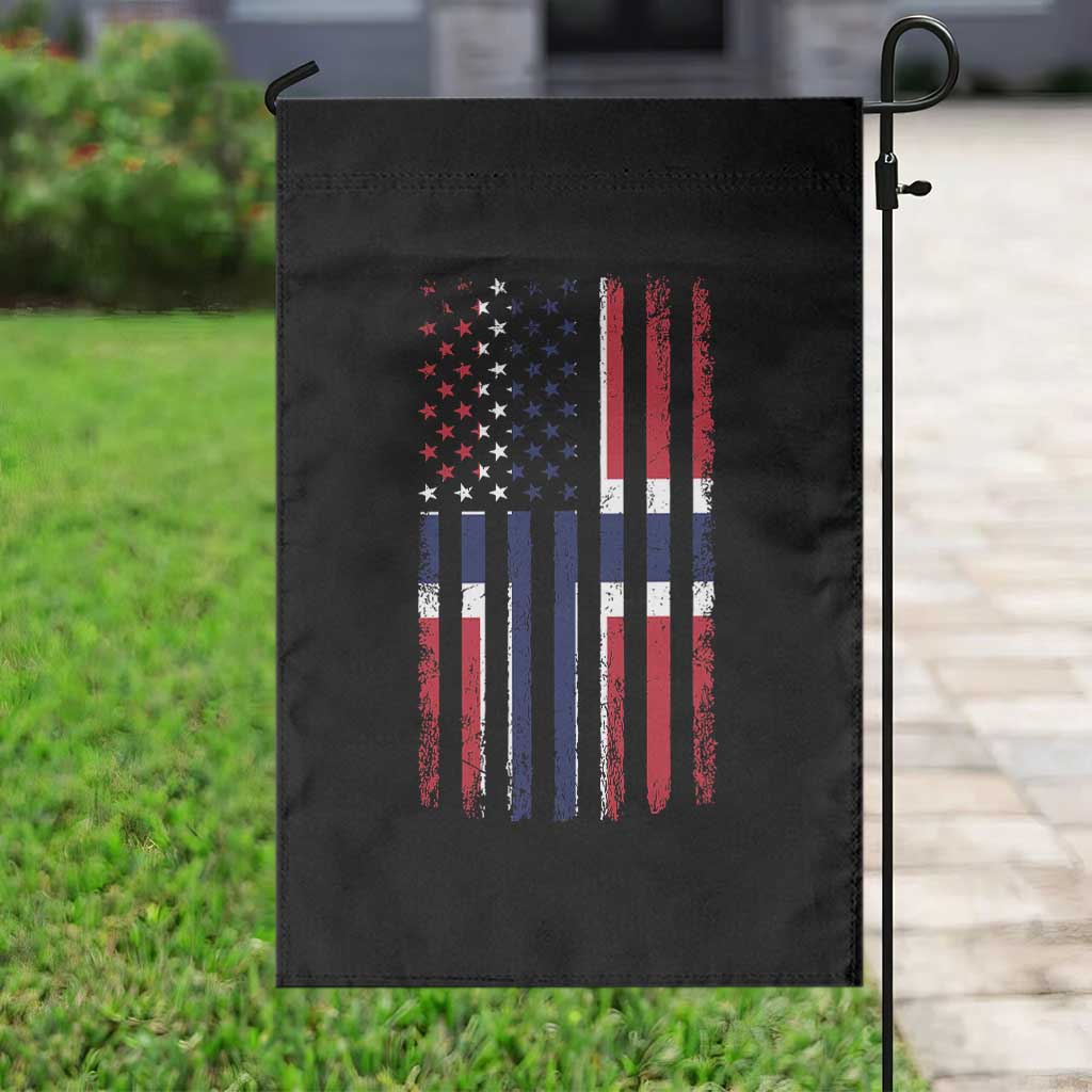 Norwegian Roots Half American Flag USA Norway Pride Garden Flag TS14 Print Your Wear