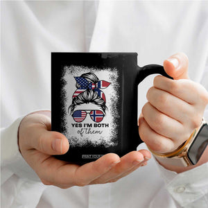 Yes I'm Both of Them Half Norwegian American Coffee Mug TS14 Print Your Wear