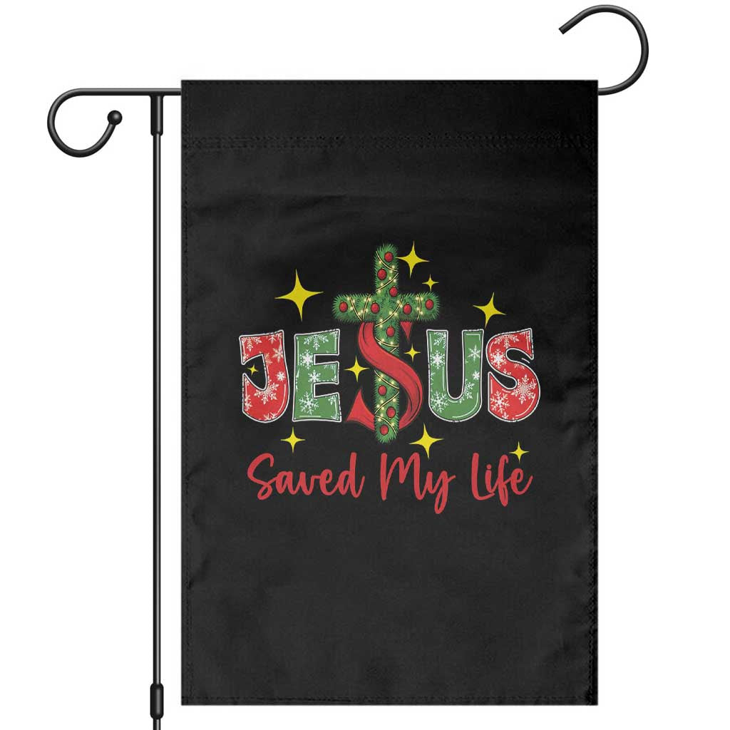 Jesus Christian Christmas Garden Flag Religious Cross Bible Verse TS14 Black Print Your Wear