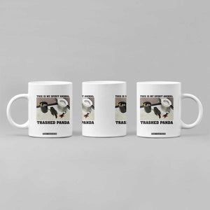 Trashed Panda Coffee Mug My Spirit Animal Funny Drunk Raccoon Meme TS14 Print Your Wear