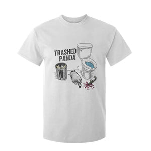 Trashed Panda T Shirt For Kid Funny Drunk Racoon Meme TS14 White Print Your Wear