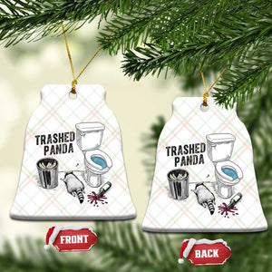Trashed Panda Ceramic Ornament Funny Drunk Racoon Meme TS14 Print Your Wear