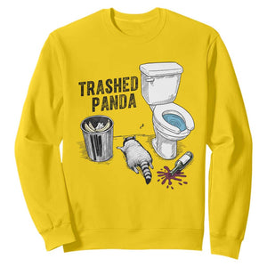 Trashed Panda Sweatshirt Funny Drunk Racoon Meme TS14 Daisy Print Your Wear