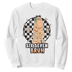 Marcus The Worm Meme Sweatshirt 67 Six Seven Gen Z Humor TS14 White Print Your Wear