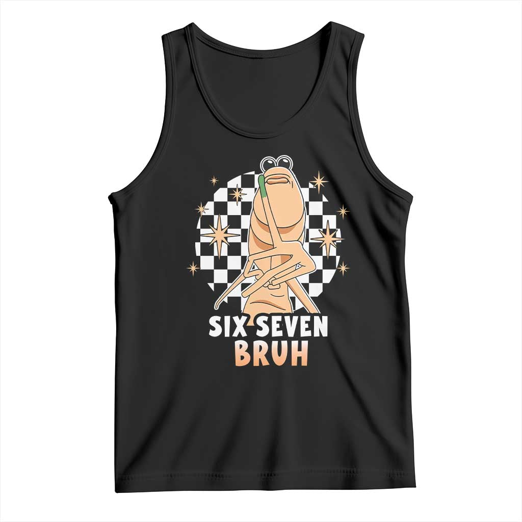 Marcus The Worm Meme Tank Top 67 Six Seven Gen Z Humor TS14 Black Print Your Wear