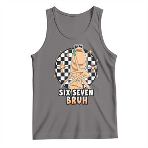 Marcus The Worm Meme Tank Top 67 Six Seven Gen Z Humor TS14 Deep Heather Print Your Wear