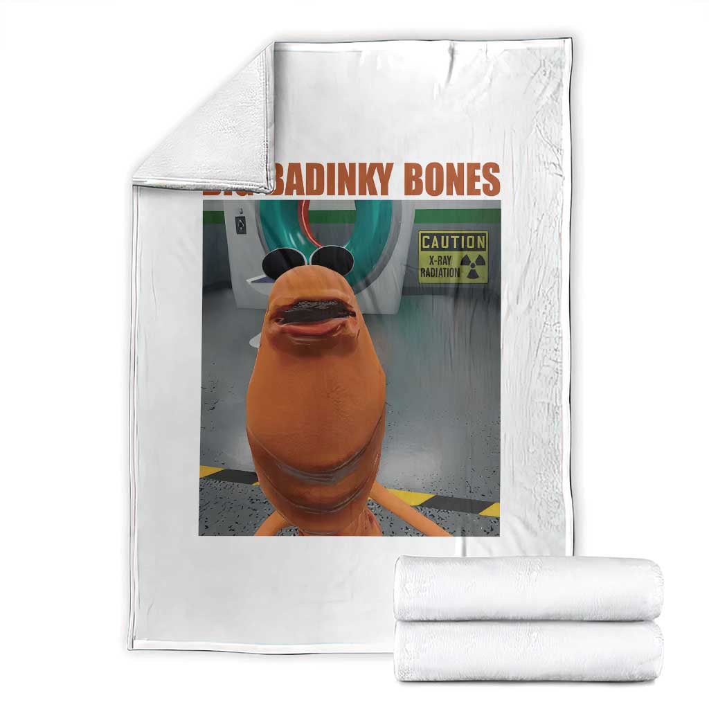 Marcus The Worm Meme Throw Blanket Big Badinky Bones TS14 White Print Your Wear