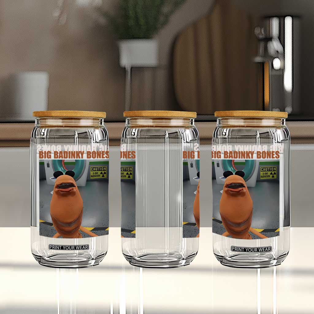 Marcus The Worm Meme Glass Can Big Badinky Bones TS14 Print Your Wear