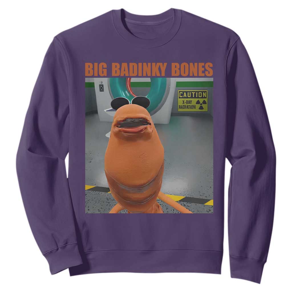 Marcus The Worm Meme Sweatshirt Big Badinky Bones TS14 Purple Print Your Wear