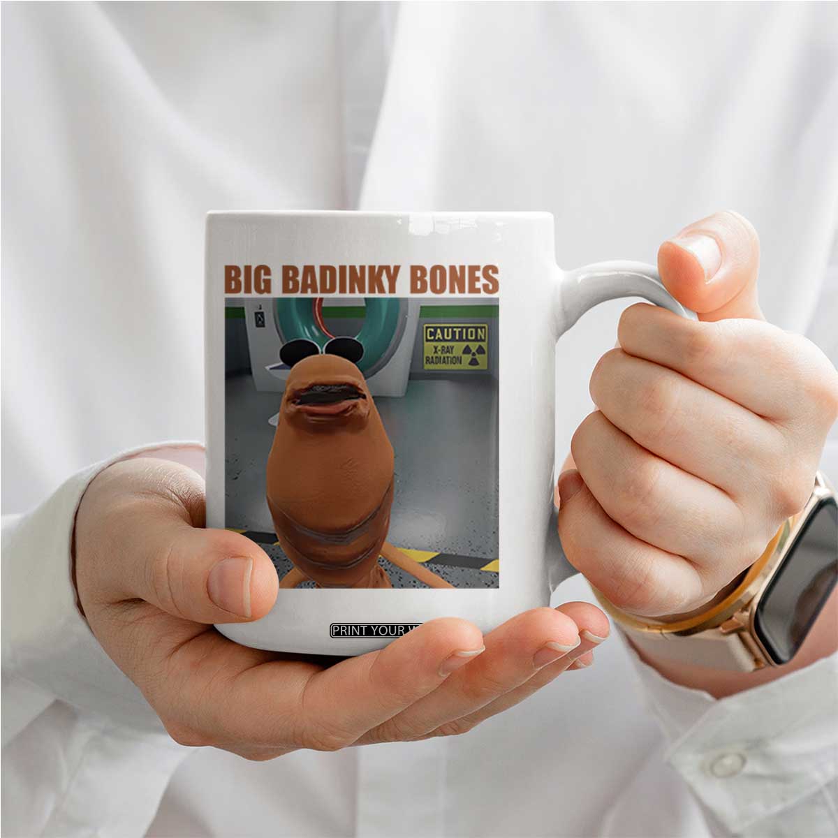 Marcus The Worm Meme Coffee Mug Big Badinky Bones TS14 Print Your Wear