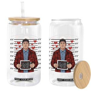 Ed Gein Valentine Meme Glass Can Funny Horror Movie TS14 Print Your Wear