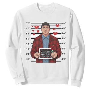 Ed Gein Valentine Meme Sweatshirt Funny Horror Movie TS14 White Print Your Wear