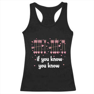 67 Valetines Meme Racerback Tank Top Funny Six Seven If You Know TS14 Black Print Your Wear