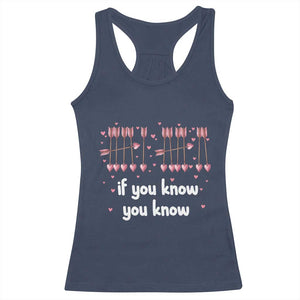 67 Valetines Meme Racerback Tank Top Funny Six Seven If You Know TS14 Navy Print Your Wear