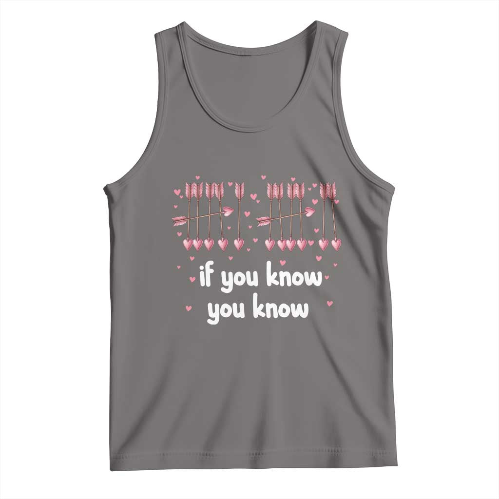 67 Valetines Meme Tank Top Funny Six Seven If You Know TS14 Deep Heather Print Your Wear