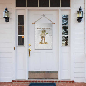You're Darn Tootin Garden Flag Funny Cowboy Frog Meme TS14 Print Your Wear