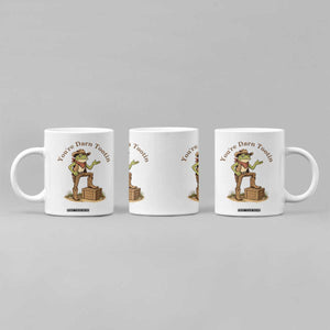 You're Darn Tootin Coffee Mug Funny Cowboy Frog Sarcastic Meme TS14 Print Your Wear