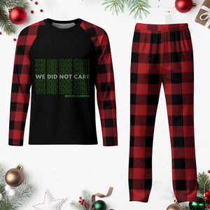 We Did Not Care Plaid Pajama Set Powerful Sarcastic Quote TS14 Buffalo Plaid Print Your Wear