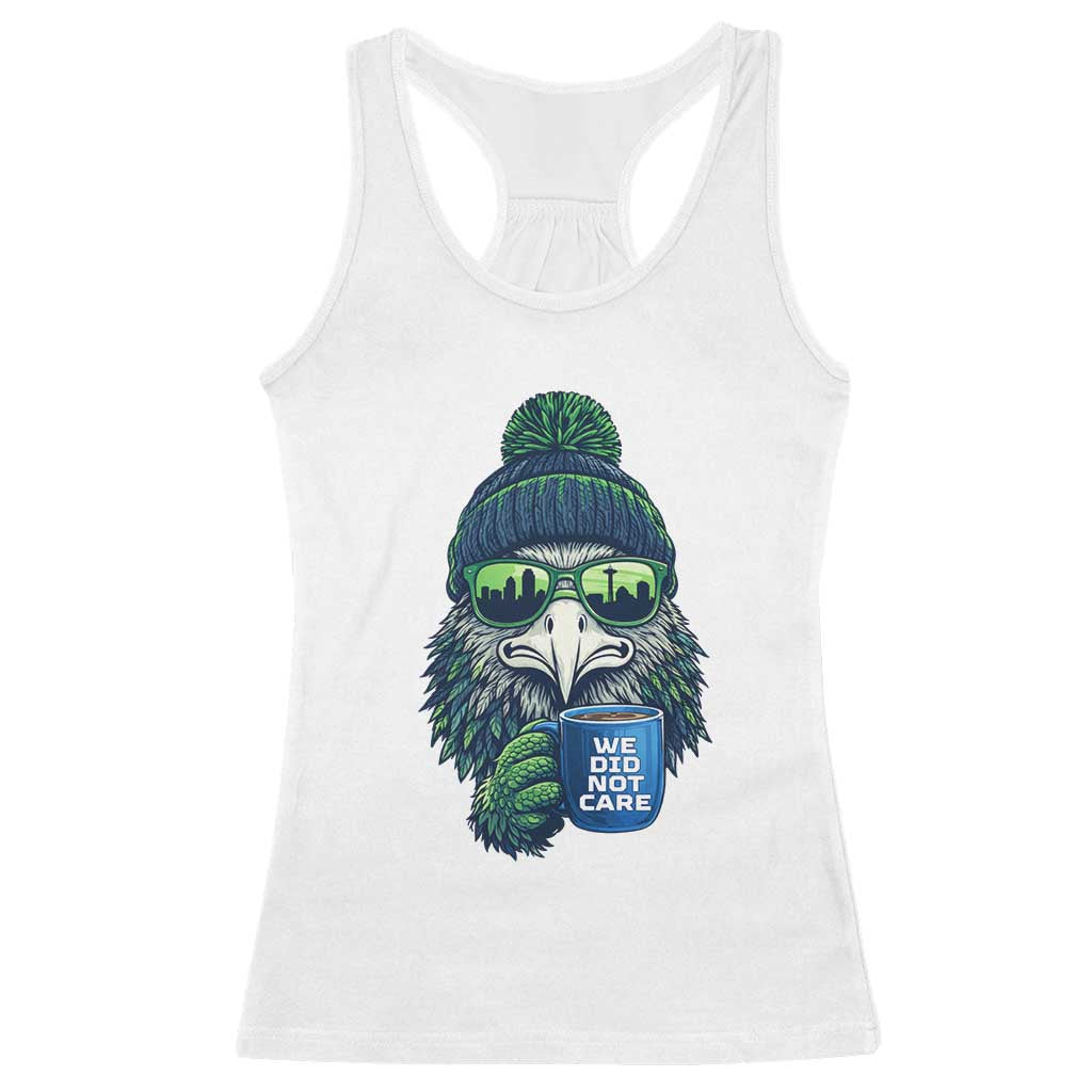We Did Not Care - Racerback Tank Top - Seattle Championship Quote TS14 White Print Your Wear