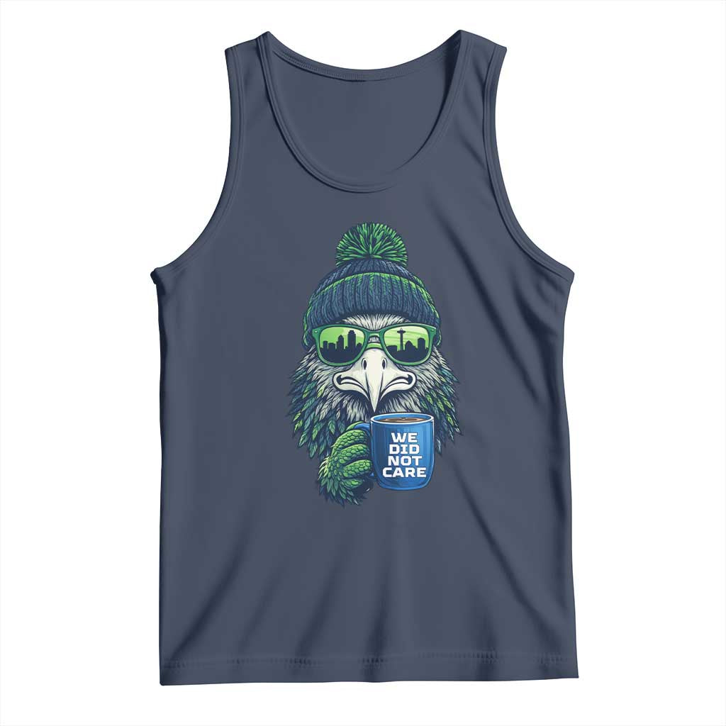 We Did Not Care Tank Top Seattle Championship Quote TS14 Navy Print Your Wear