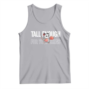 Tall Enough For Your Shins Tank Top Funny Possum Boxing Meme TS14 Athletic Heather Print Your Wear