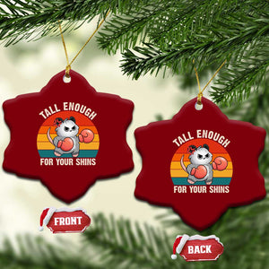Tall Enough For Your Shins Ceramic Ornament Funny Possum Meme TS14 Print Your Wear
