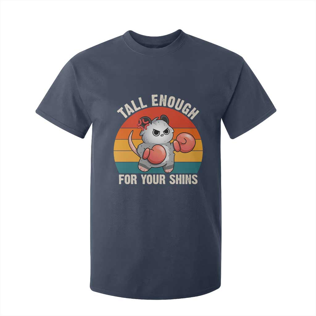 Tall Enough For Your Shins T Shirt For Kid Funny Possum Meme TS14 Navy Print Your Wear