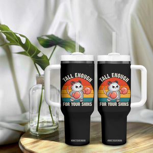 Tall Enough For Your Shins Tumbler With Handle Funny Possum Meme TS14 Print Your Wear