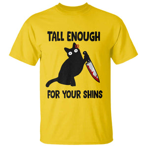 Tall Enough For Your Shins T Shirt Funny Cat Sarcastic Meme TS14 Daisy Print Your Wear